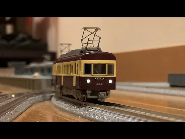 Nゲージ】MODEMO製の江ノ電 10形・20形・300形(チョコ電)・1000形(京紫