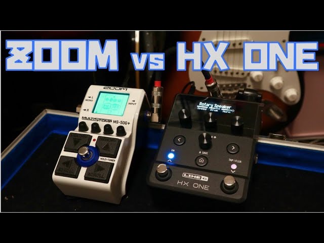 結構な価格差があるLINE6 HX ONE とZOOMマルチストンプMS-50G+ を比較