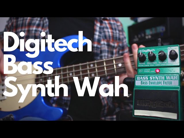 Digitech Bass Synth Wah Pedal Demo - Dan Leggatt - YouTube