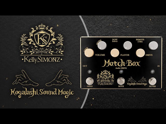 Match Box - duality DRIVE - Kelly SIMONZ Signature Guitar Pedal #1