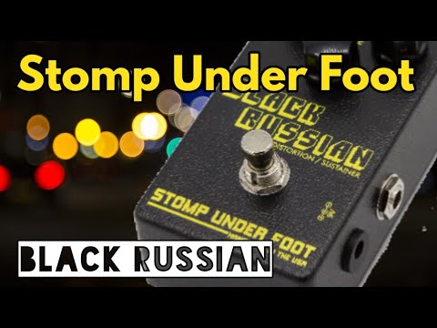 Big Muff Black Russian! Stomp Under Foot #bigmuff #fuzzpedal