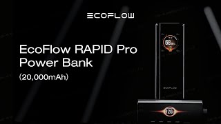 EcoFlow RAPID Pro Power Bank（20,000mAh） | パワフルもコンパクトも