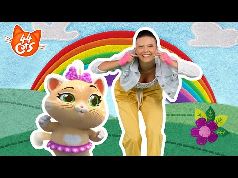 44 Cats | Let's dance along Choo Choo's Song - Easy Choreography