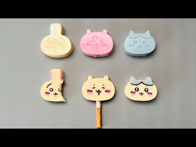 ロッテ ちいかわ チョコレート型 ハチワレ うさぎ 上手にできました