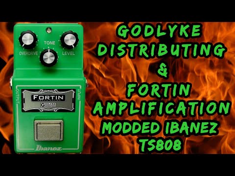 Fortin modded TS808 Tube Screamer - YouTube