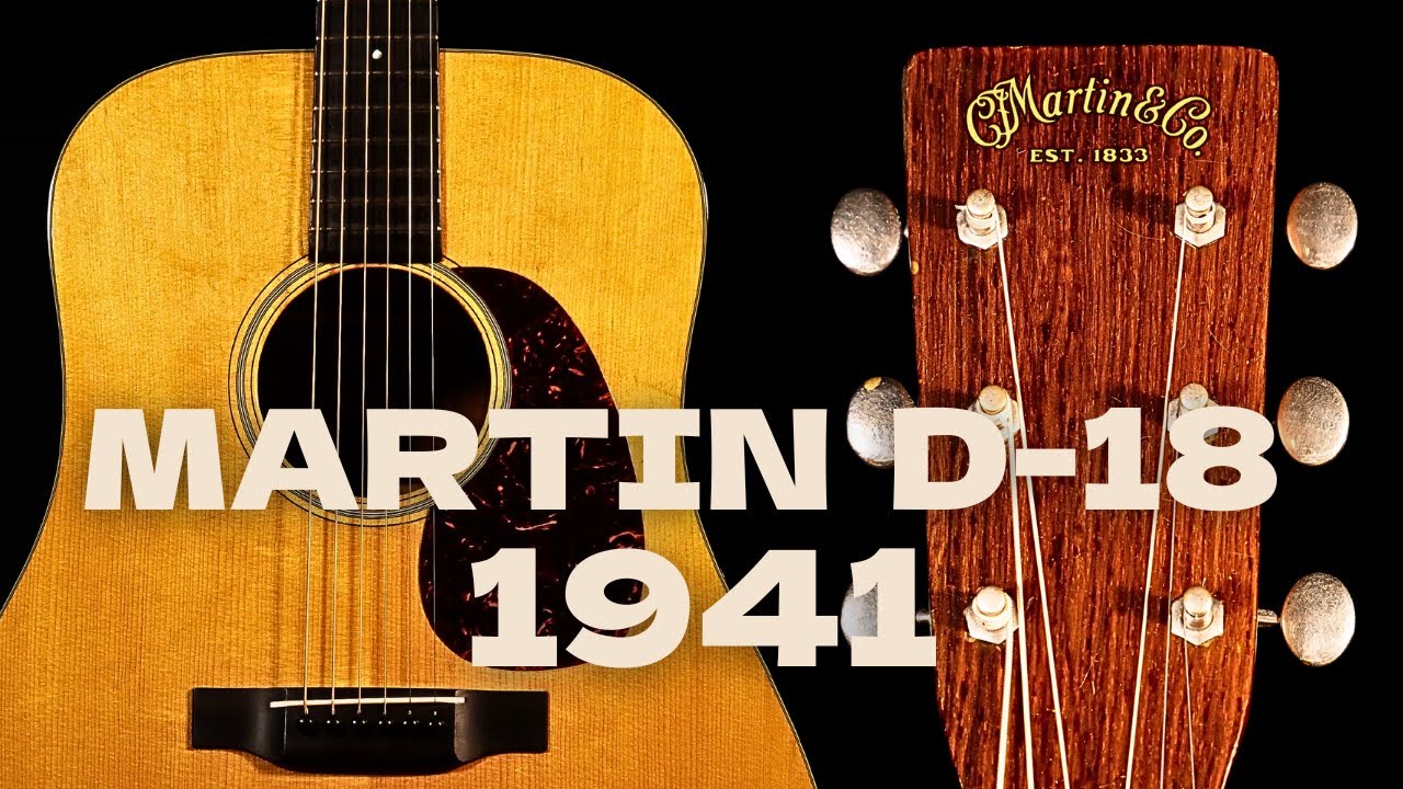 これが究極の戦前マホガニーの音色です。【MARTIN D-18】1941年製