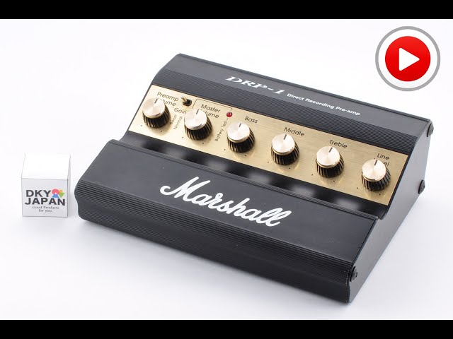 Marshall DRP-1 Direct Recording Preamp Guitar Effects Pedal Sound