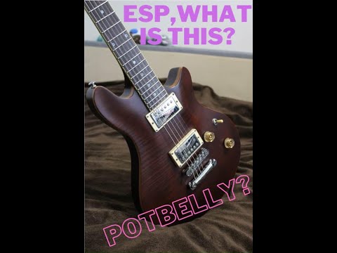 THIS GUITAR IS A POTBELLY? ESP-LTD PB-500 [REVIEW] - YouTube