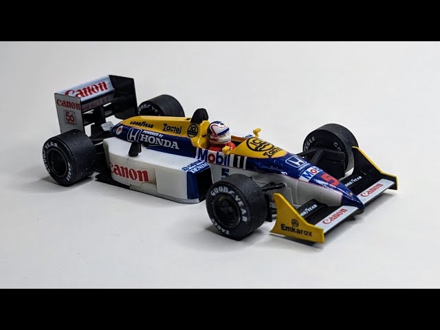 Building Mansell's Williams Honda FW11b in tiny scale - 1/43