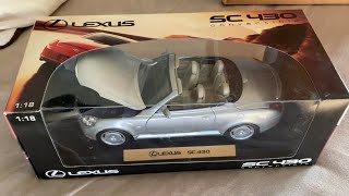 Maisto Lexus SC430 Unboxing (Scale 1/18) - YouTube
