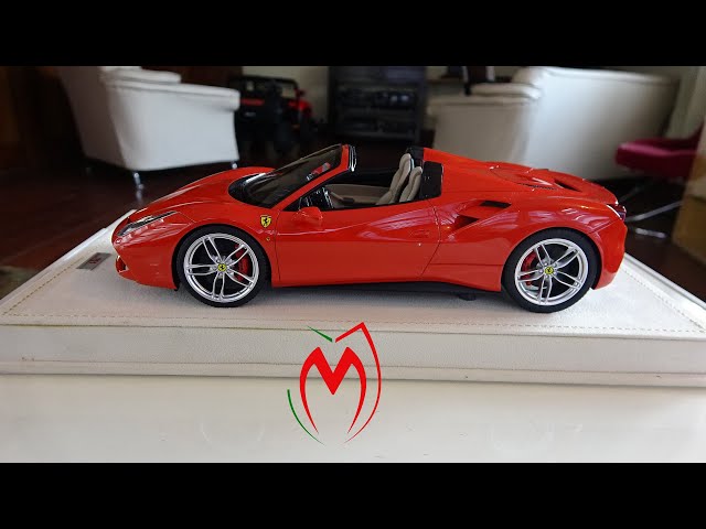 Ferrari 488 Spider by MR Collection in 1/18 Scale model - YouTube