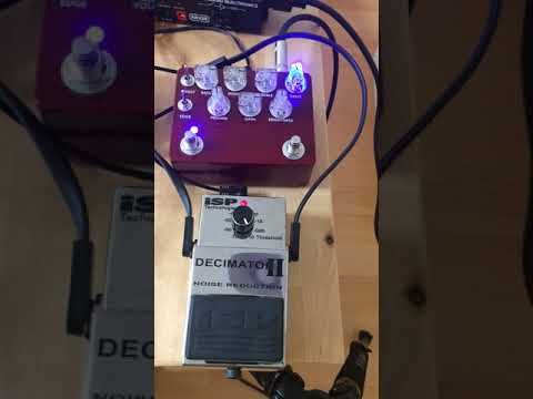 ISP DECIMATOR II noise reduction pedal - YouTube