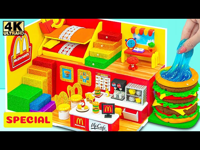 10+ McDonald's Miniature House Ideas 🍔 DIY Rainbow Stairs