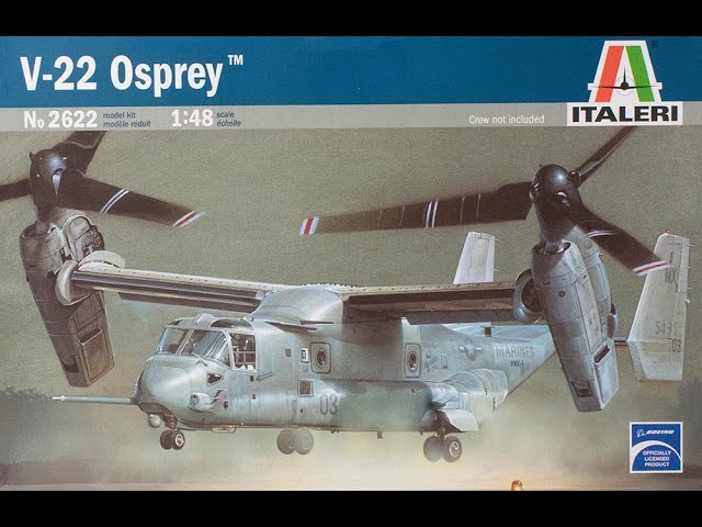 Italeri 1/48 Bell-Boeing V-22 Osprey # 2622 - YouTube