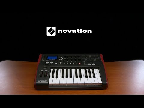 Novation Impulse 25 Key USB MIDI Controller Keyboard | Gear4music