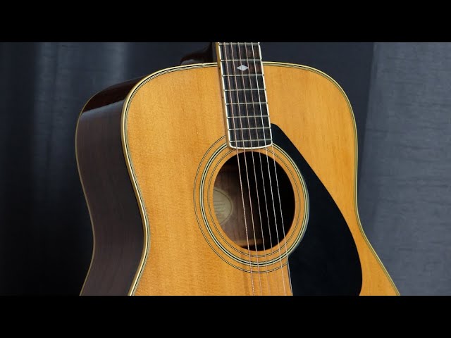 Yamaha FG-250 made in japan 1972 ป้ายเขียว ทรง OM : รีวิว - YouTube