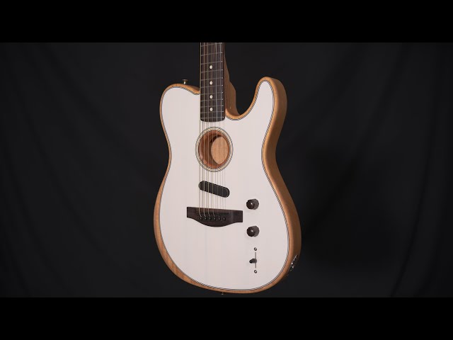 Fender Acoustasonic Player Telecaster | Arctic White - YouTube