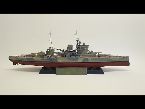 Building the 1/350 Battleship Queen Elizabeth for Drachinifel