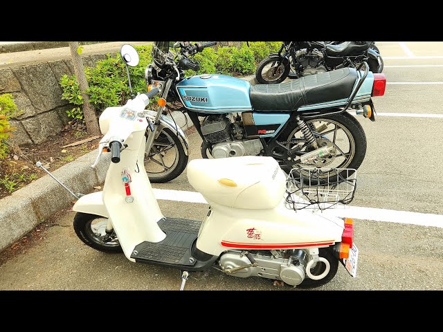 ツーリング先で出会った SUZUKI「薔薇」 - YouTube