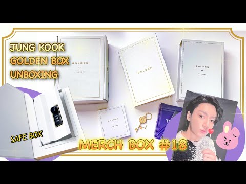 BTS UNBOXING】 MERCH BOX #18 JUNG KOOK GOLDEN GOODS 開封