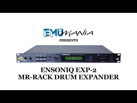 ENSONIQ EXP-2 MR-RACK DRUM EXPANDER EXPANSION BOARD PRESET DEMO