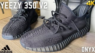 Adidas Yeezy 350 v2 Onyx On Feet Review - YouTube