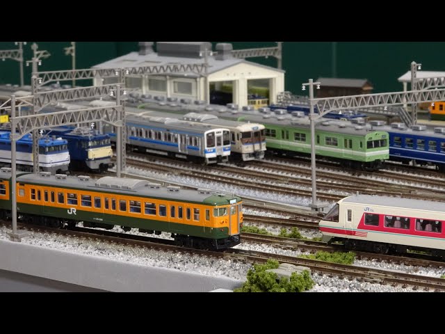115系300番代と岡山の電車をNゲージ鉄道模型で楽しむ！N scale model