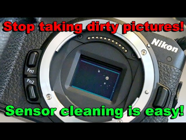 Clean your camera sensor in 30 seconds! Stop taking dirty pictures