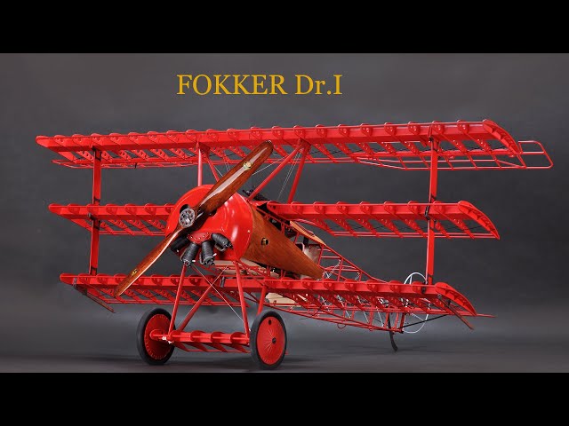 HASEGAWA 1/8 SCALE FOKKER Dr.I - YouTube