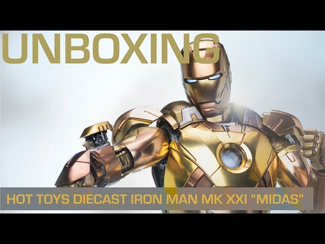 Unboxing Hot Toys Iron Man MK XXI Midas Diecast Sixth Scale Figure