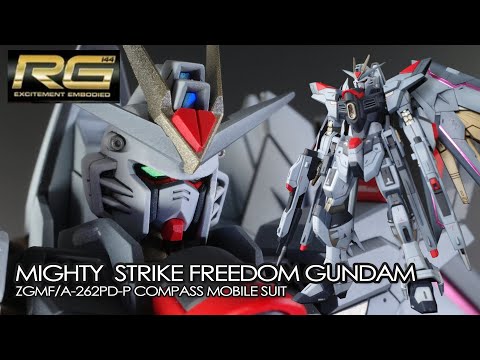 Gunpla Full Paint] Modify the HG Mighty Strike Freedom Gundam