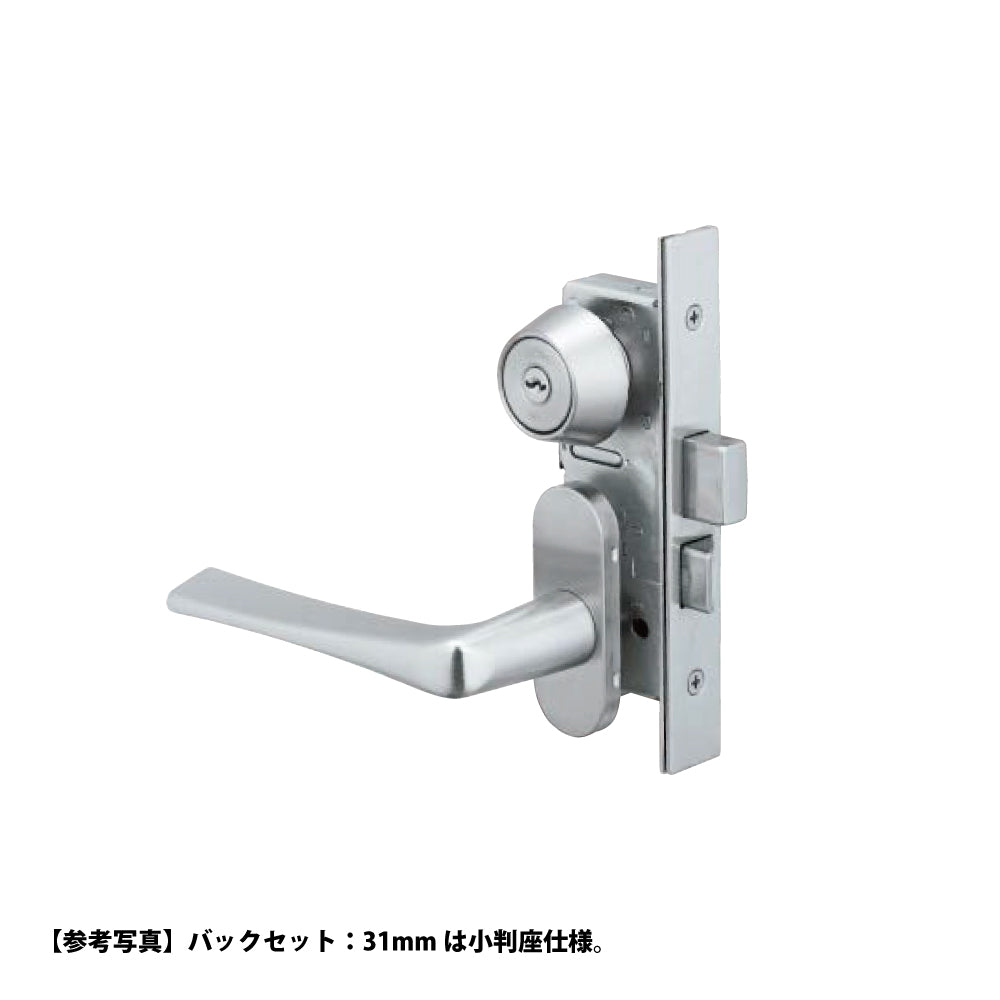 LA33-8 片開き用 SV｜レバーハンドル錠｜美和ロック（MIWA