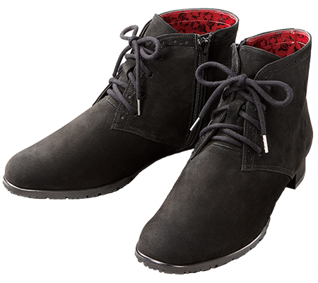 MOOMIN】リトルミイ どんどん歩けるらくらく4Eレザーブーツ