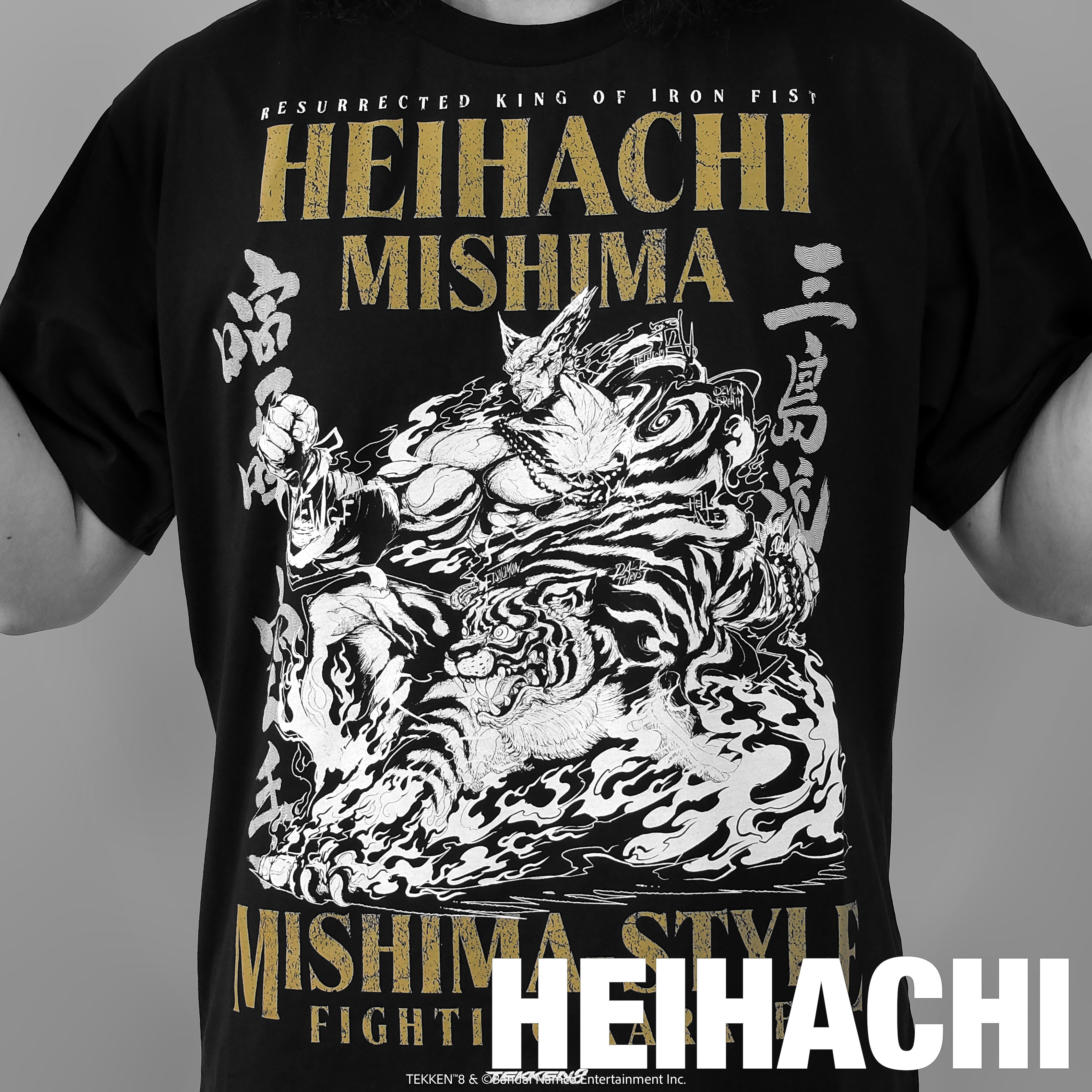 TEKKEN 8 全キャラTシャツ第二弾 Heihachi Mishima