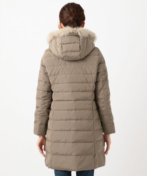 セール】 【洗える】フォックスファーロング ダウンコート （ダウン