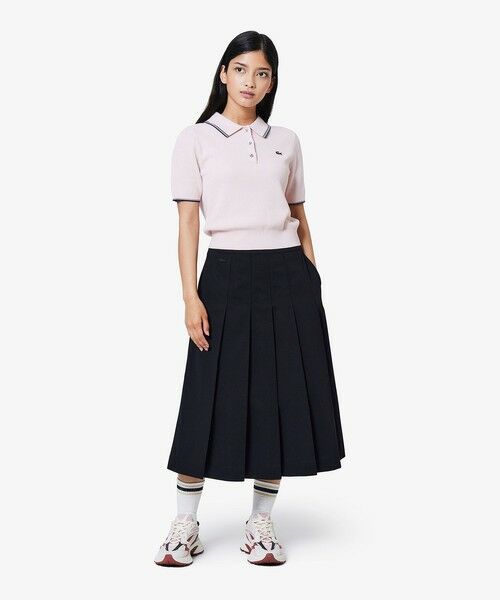 セール】 ミディプリーツスカート （ミニ・ひざ丈スカート）｜LACOSTE