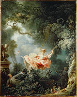 風景画　painterTMK　天使　バラ　画家本人出品　ロココ絵画　ロココ風景画 カテゴリ > 西洋美術 > ロココ タグ: