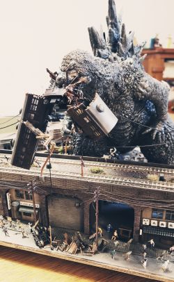 ゴジラ-1.0ジオラマ完成！(搬入完了) | シン・ヤツゲリオンさんの作品