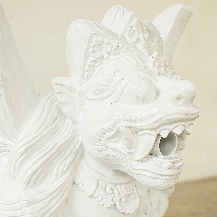 限定1台】シンガ像 ガルーダ ファウンテン 噴水 オブジェ 置物 屋外 庭