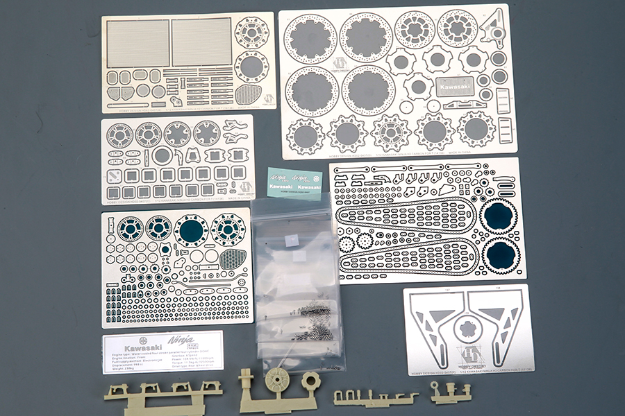 ホビーデザイン 1/12 カワサキ ニンジャ H2 カーボン ディティール