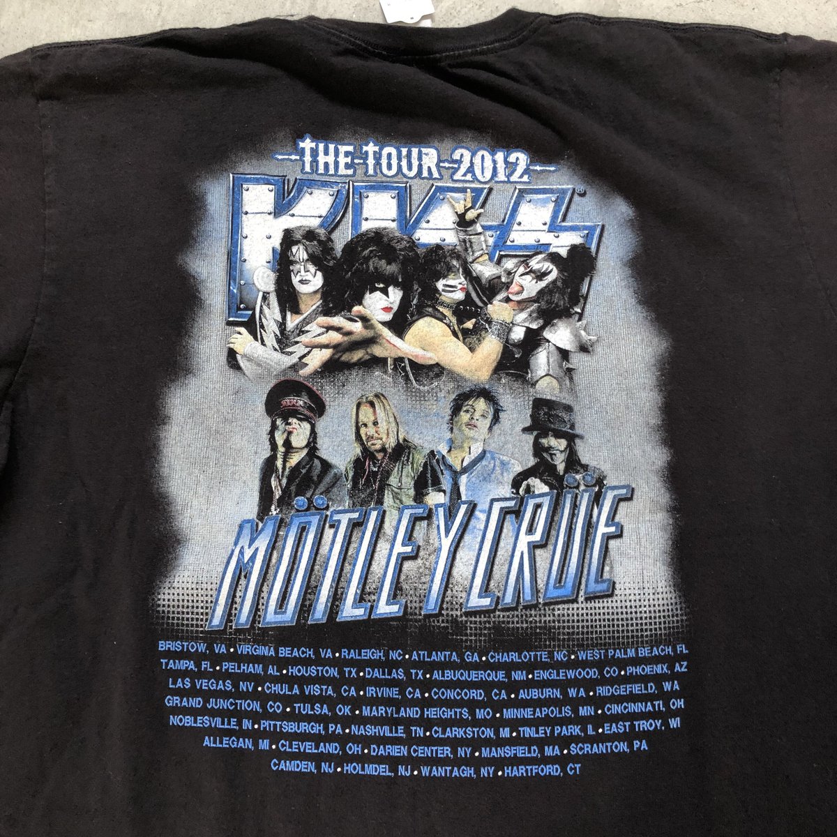 KISS & MOTLEY CRUEバンドTシャツ | CUSTOM FEVER