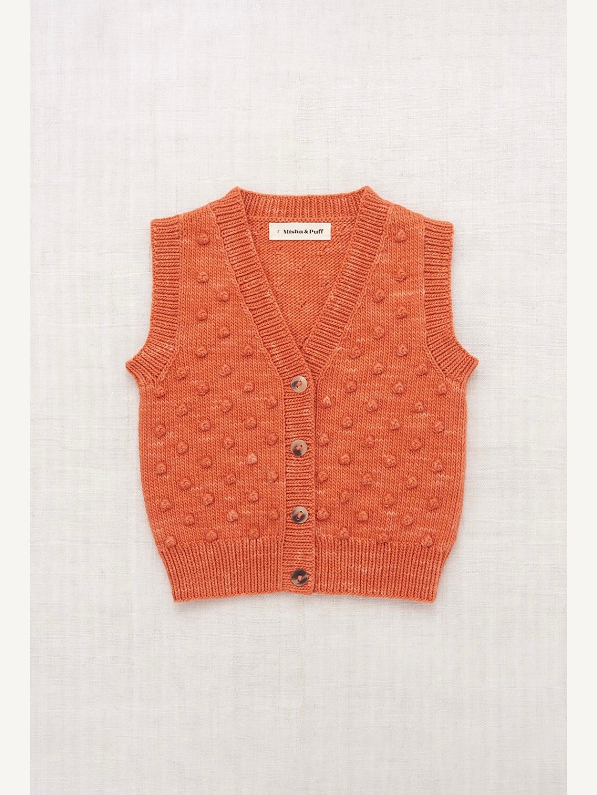 Misha&Puff】Auggie Popcorn Vest/ Gamberetto | M