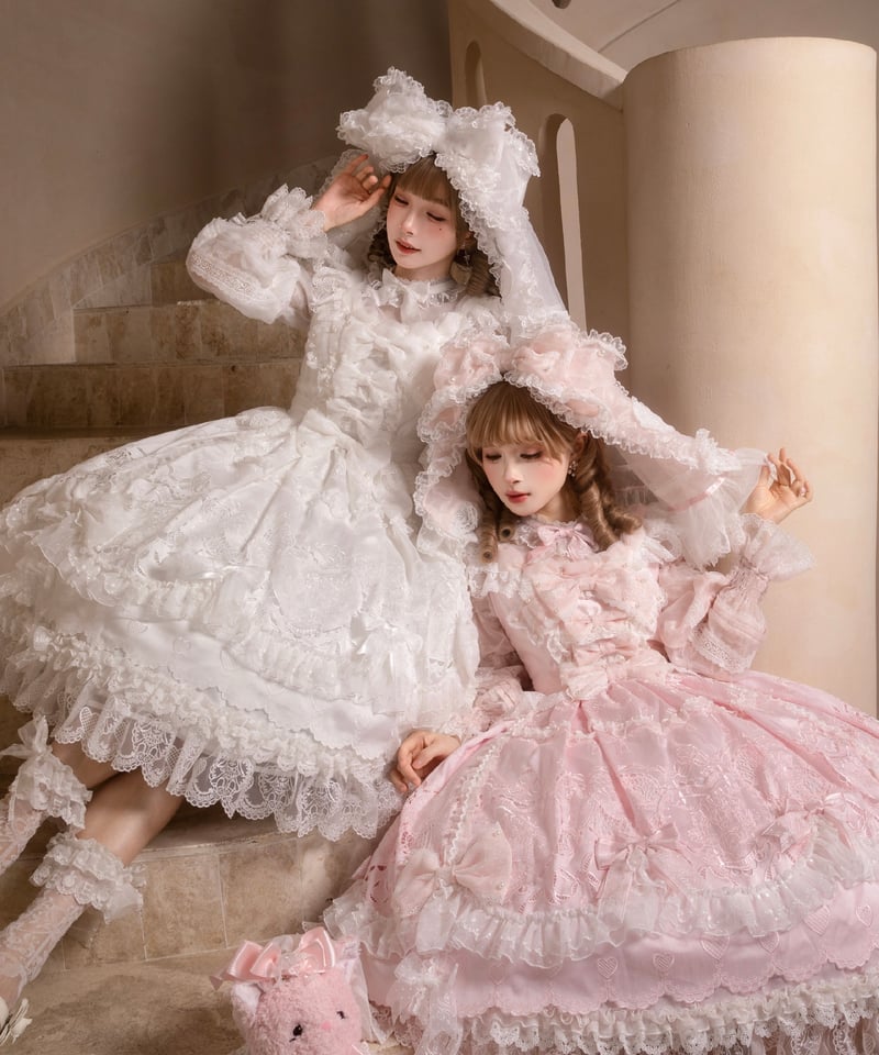 レース人形2.0」刺繍ジャンパースカート【12/25まで】送料無料！ | GIRLISM