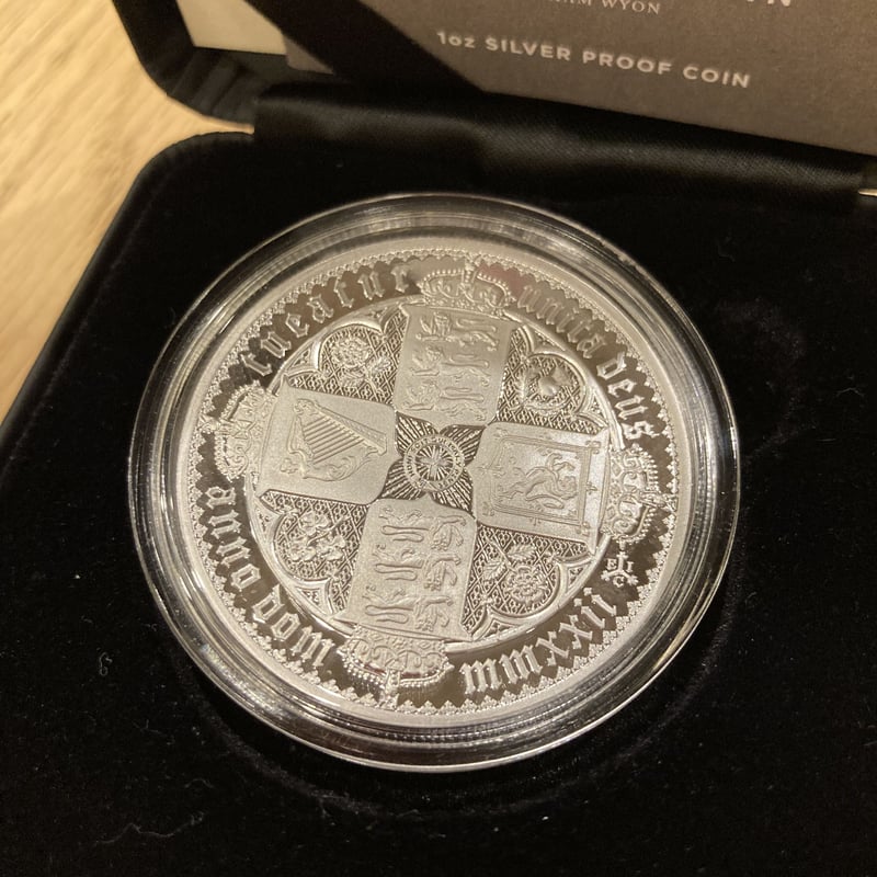 ゴチッククラウン ゴシック セントヘレナ版 1オンス銀貨 シルバー