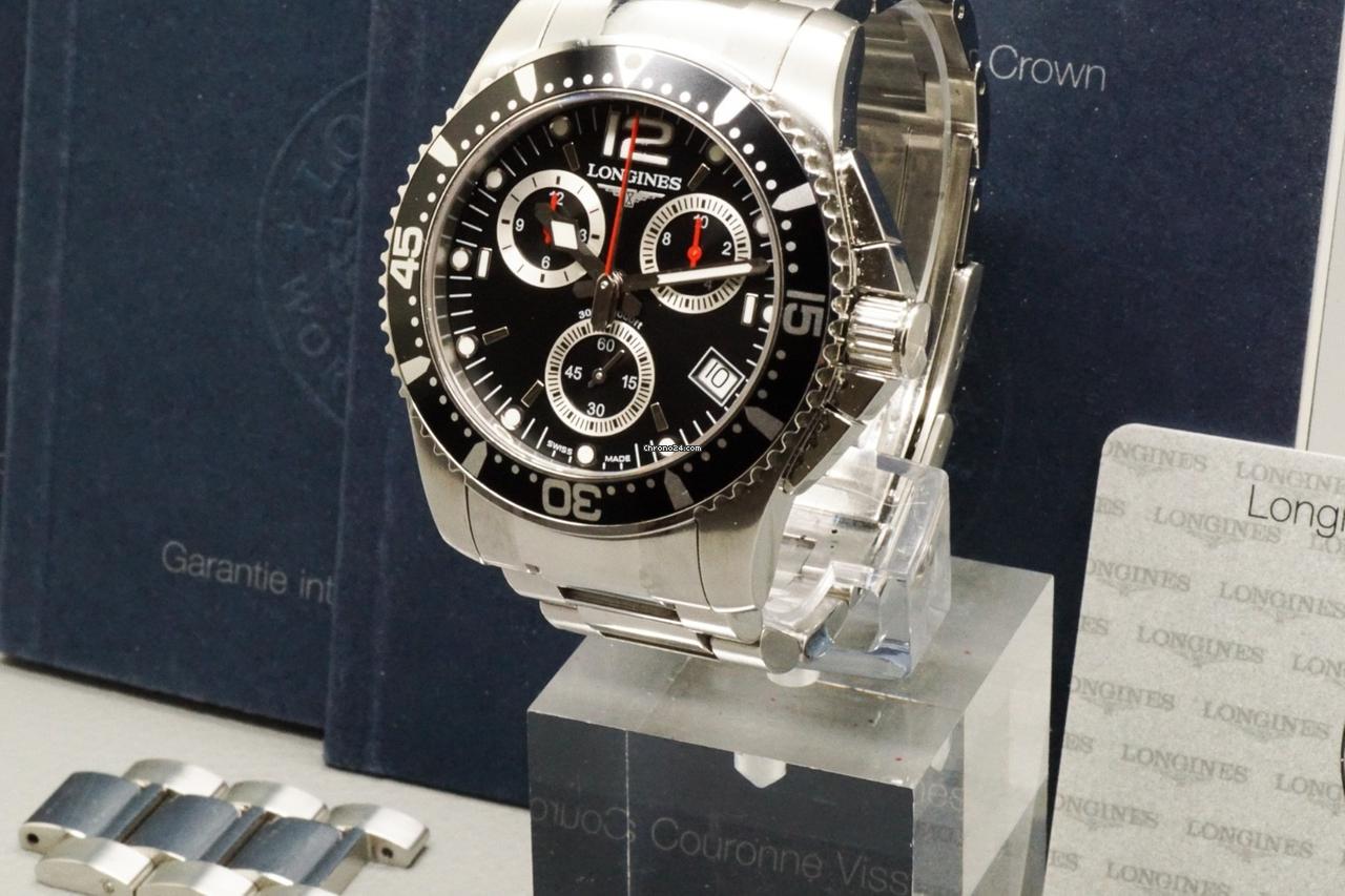 Longines Near MINT / PAPER LONGINES Hydro Conquest L3.643.4 for