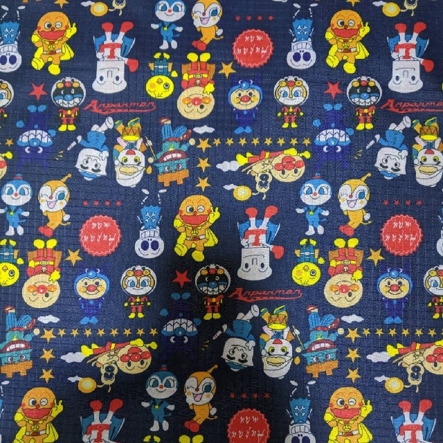 アンパンマン ラミネート生地 ビニールコーティング ポリエステル生地