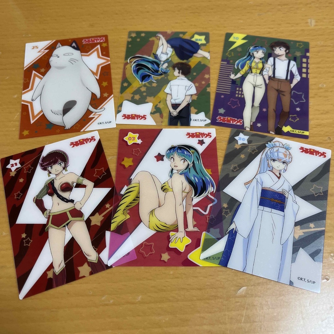 うる星やつら ラムちゃん クリアカード コレクション 6枚セット カード