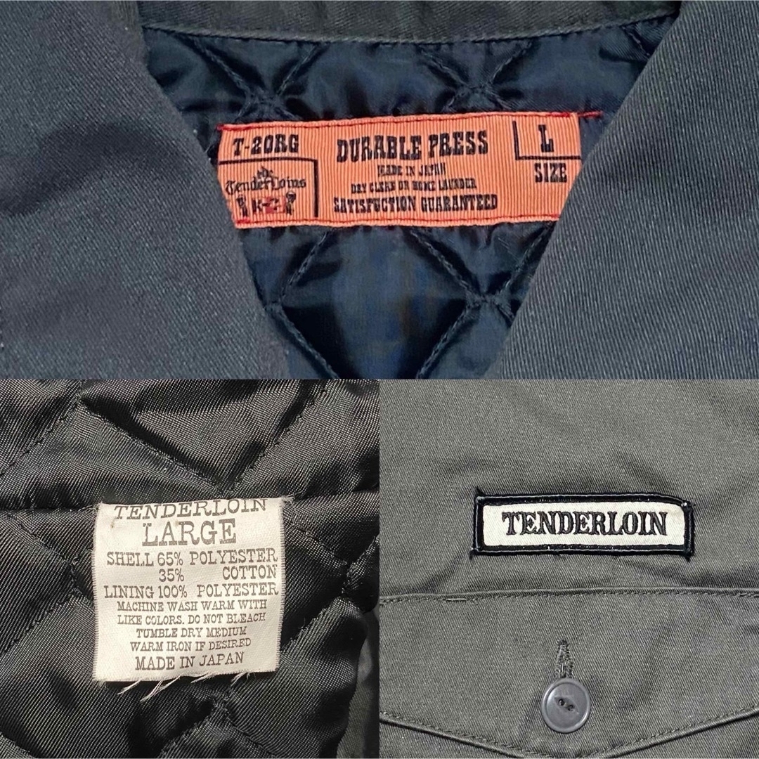 TENDERLOIN - 初期 Lサイズ テンダーロイン ワーク ジャケット グレー