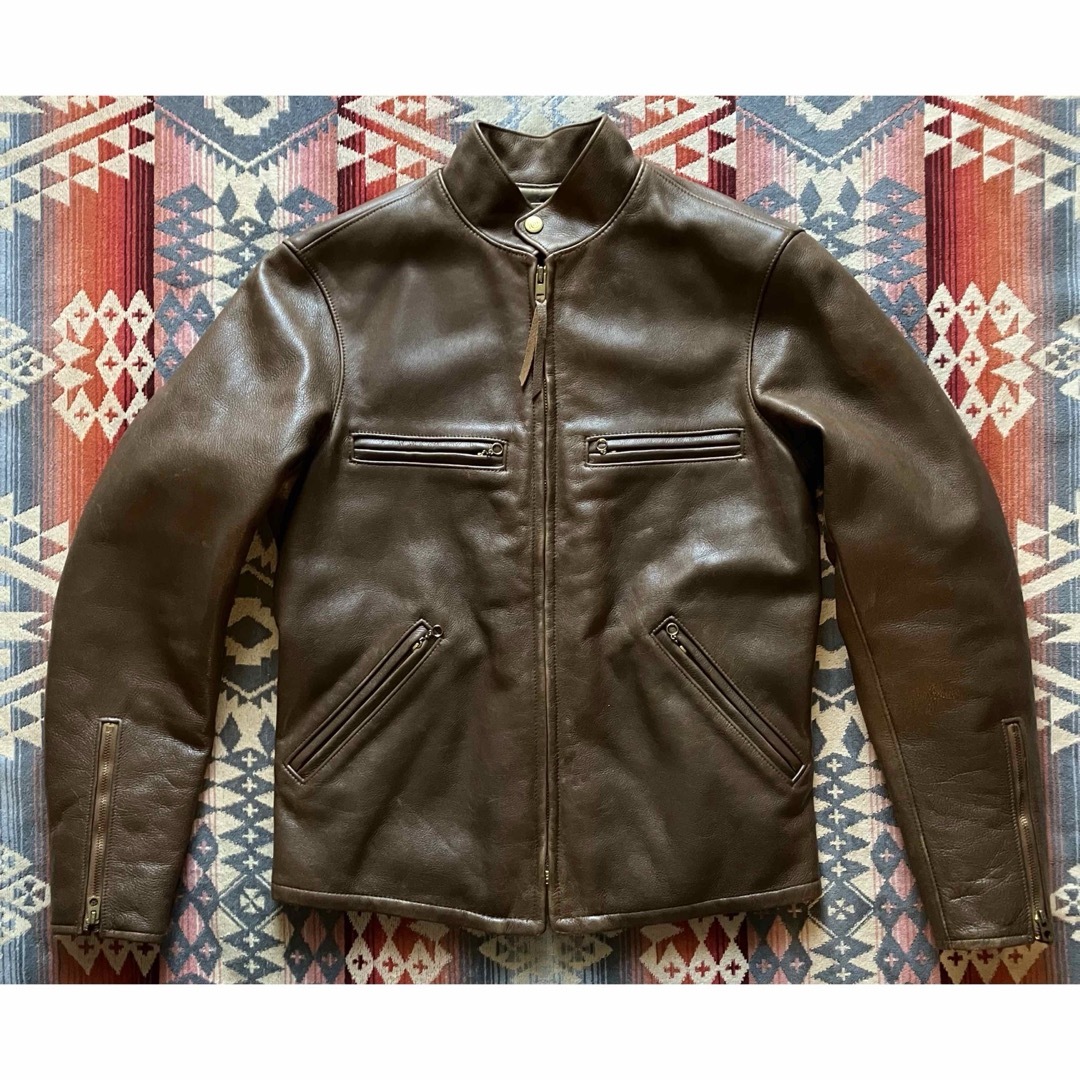 RRL - 【美品】RRL ダブルアールエル レザー ジャケットXS ポロ ラルフ