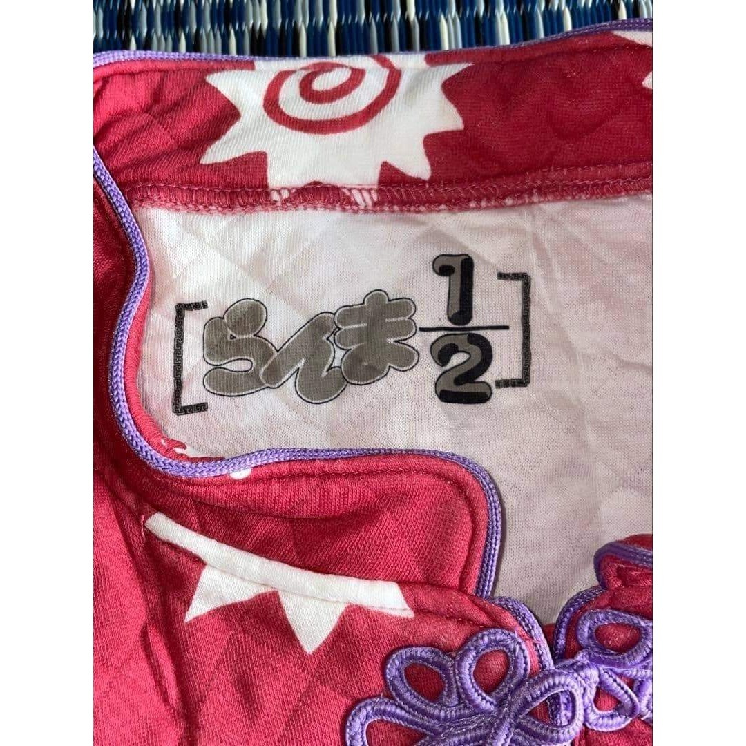 らんま1/2 ナルト XL 赤 パジャマ フェリシモ コラボ らんま 高橋